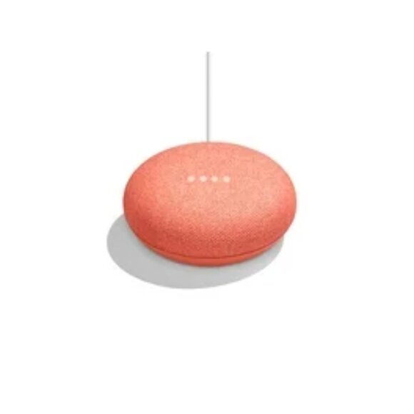 Google Assistant Assist Google Home Mini Smart Home Dot Pod Peach Sunburst - Picture 2 of 6
